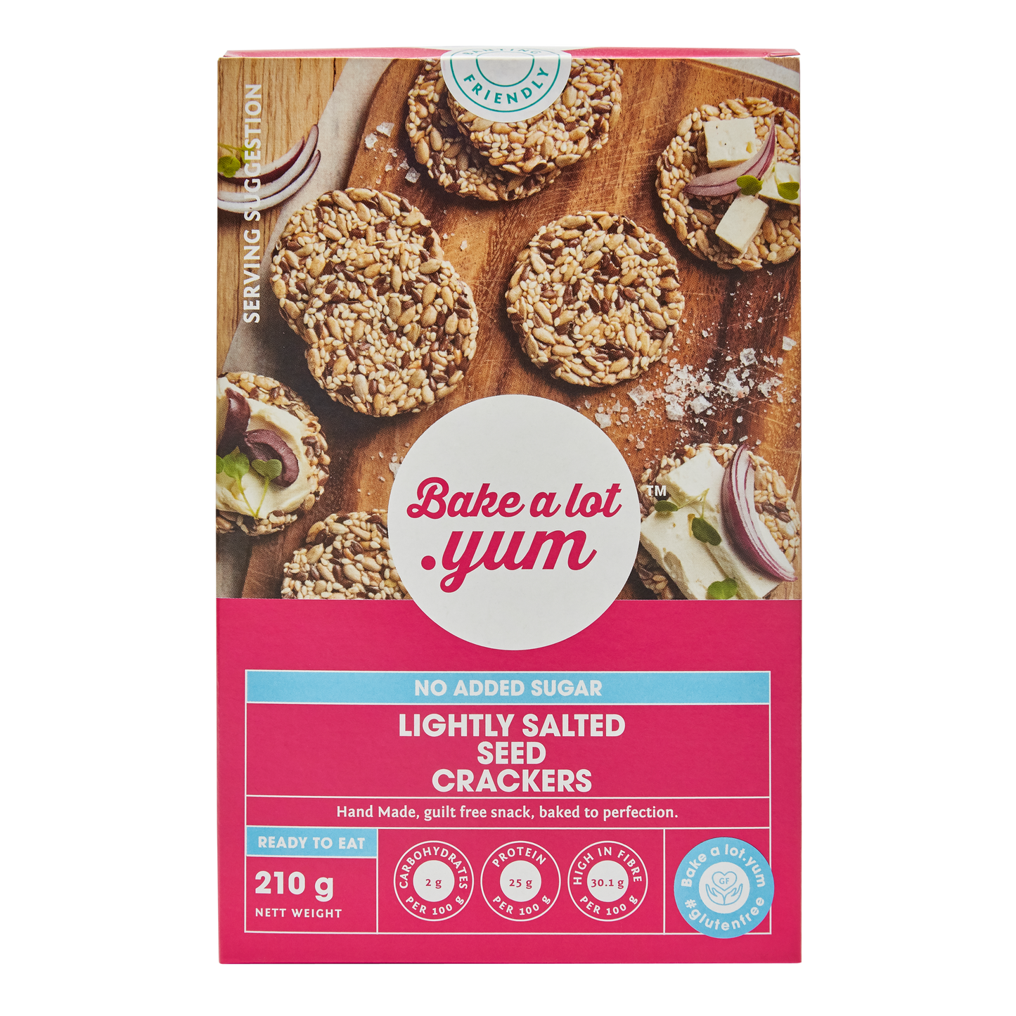 Lightly Salted Seed Crackers 105g/210g