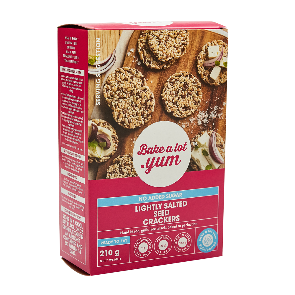 Lightly Salted Seed Crackers 105g/210g